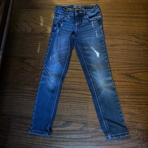 Girls Justice size 7 super skinny jeans - EUC